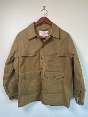 Filson Tan Waxed Finish Cruiser Jacket